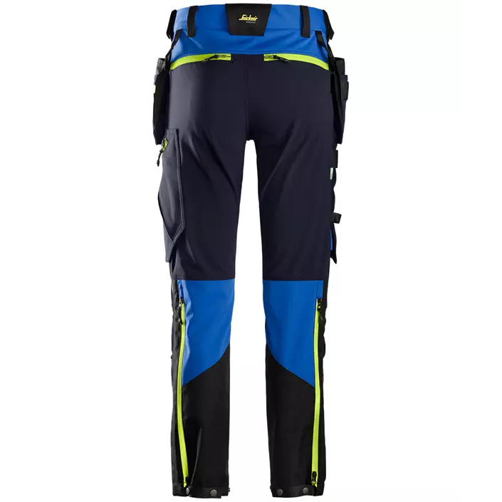 Snickers FlexiWork craftsman trousers 6940 full stretch, True Blue/Marine, large image number 2