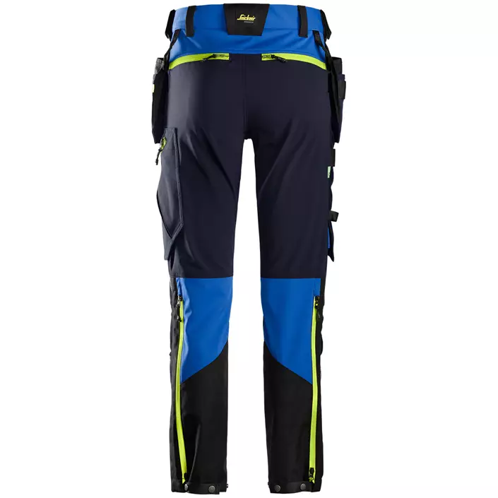 Snickers FlexiWork craftsman trousers 6940 full stretch, True Blue/Marine, large image number 2