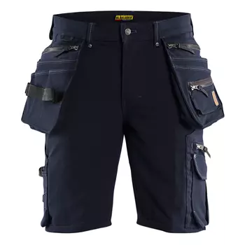 Blåkläder X1900 craftsman shorts full stretch, Dark Marine/Black
