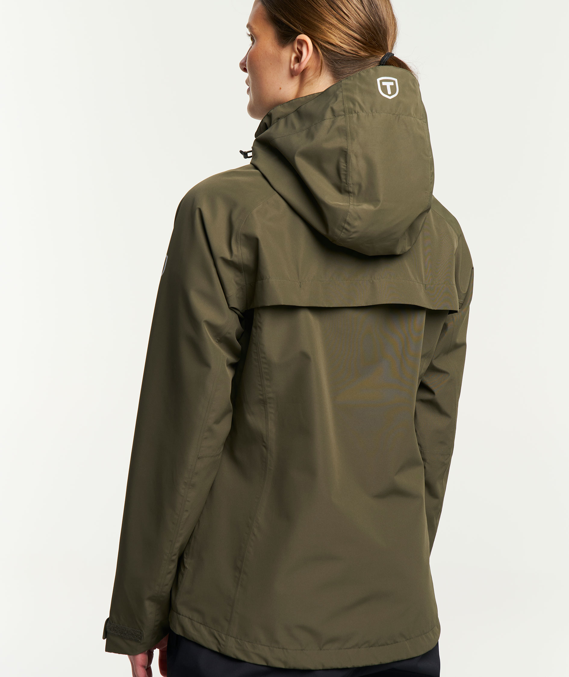 Tenson Westing women's rain jacket, Olive Green, large image number 5