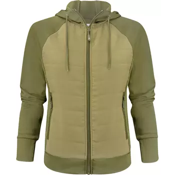 J. Harvest Sportswear Keyport women's hybrid jacket, Khaki Green