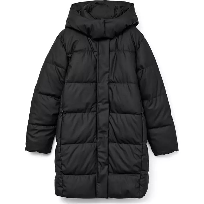 Vero Moda VMGRETAKYLIE coated vadderad jacka, Black, large image number 0