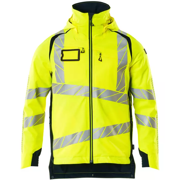 Mascot Accelerate Safe winter jacket, Hi-Vis Yellow/Dark Marine, large image number 0