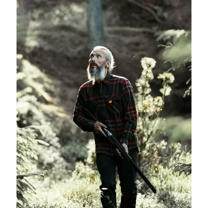 Northern Hunting Bjark shirt, Brown/Red, large image number 4