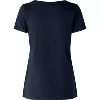 ID O-hals dame T-skjorte, Navy