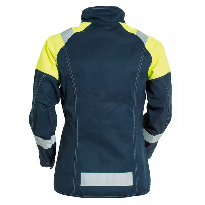 Tranemo Cantex 57 womens's work jacket, Hi-vis yellow/Marine blue, large image number 1