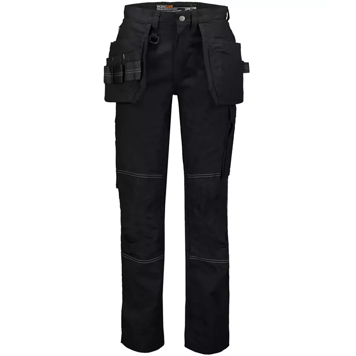 Worksafe craftsman trousers, Black, large image number 0