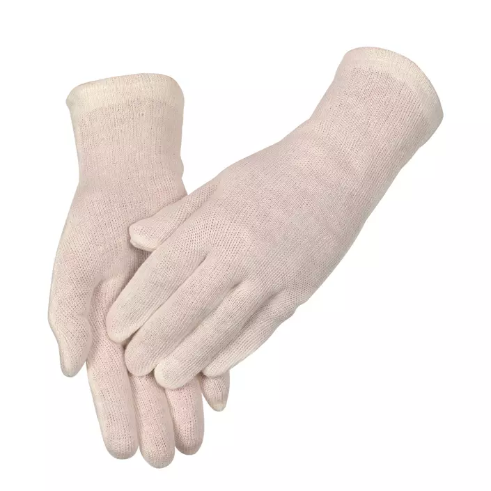 OX-ON knitted gloves Knitted Basic 13000, White, large image number 0