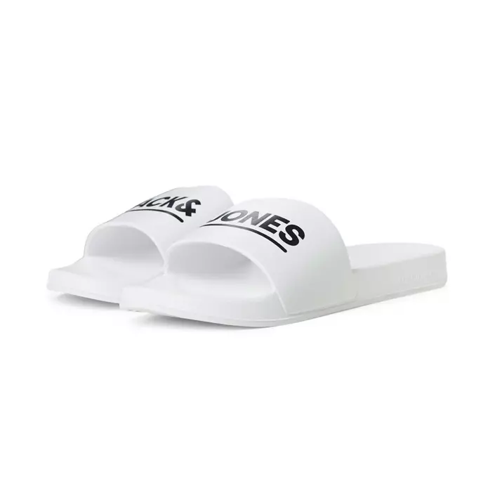 Jack & Jones JFWOLLIE Badesandalen, White, large image number 1