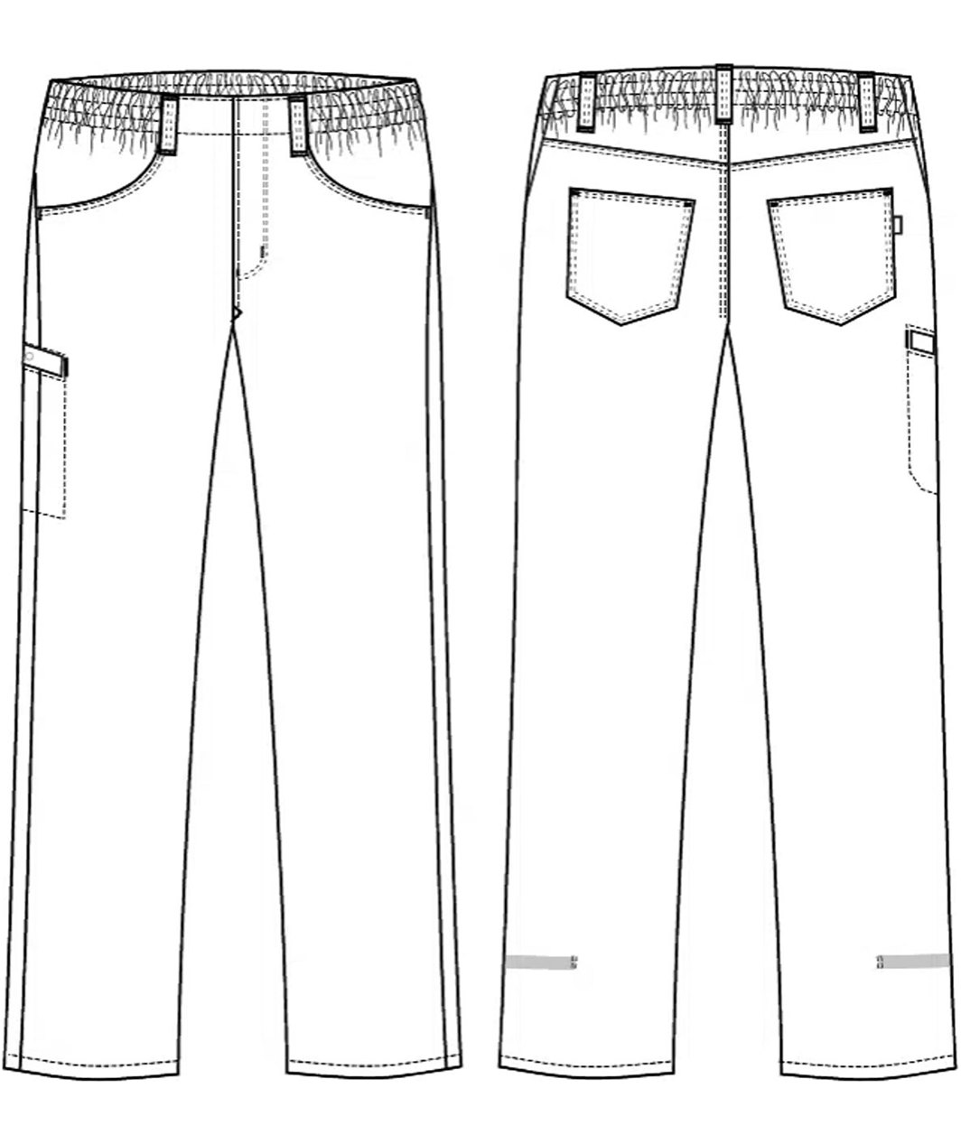 Kentaur unisex pull-on trousers leg length 79 cm, Dark Marine Blue, large image number 2