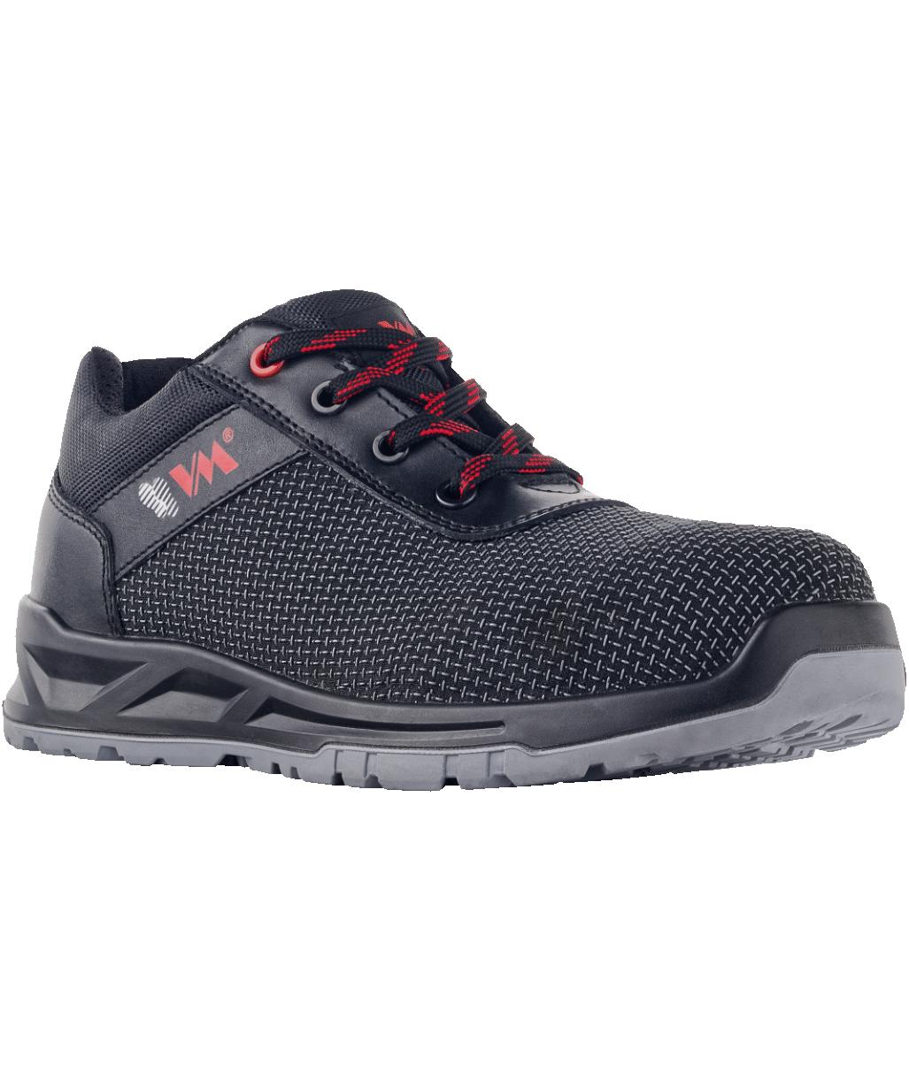 VM Footwear Tampere safety shoes S3 Black Red