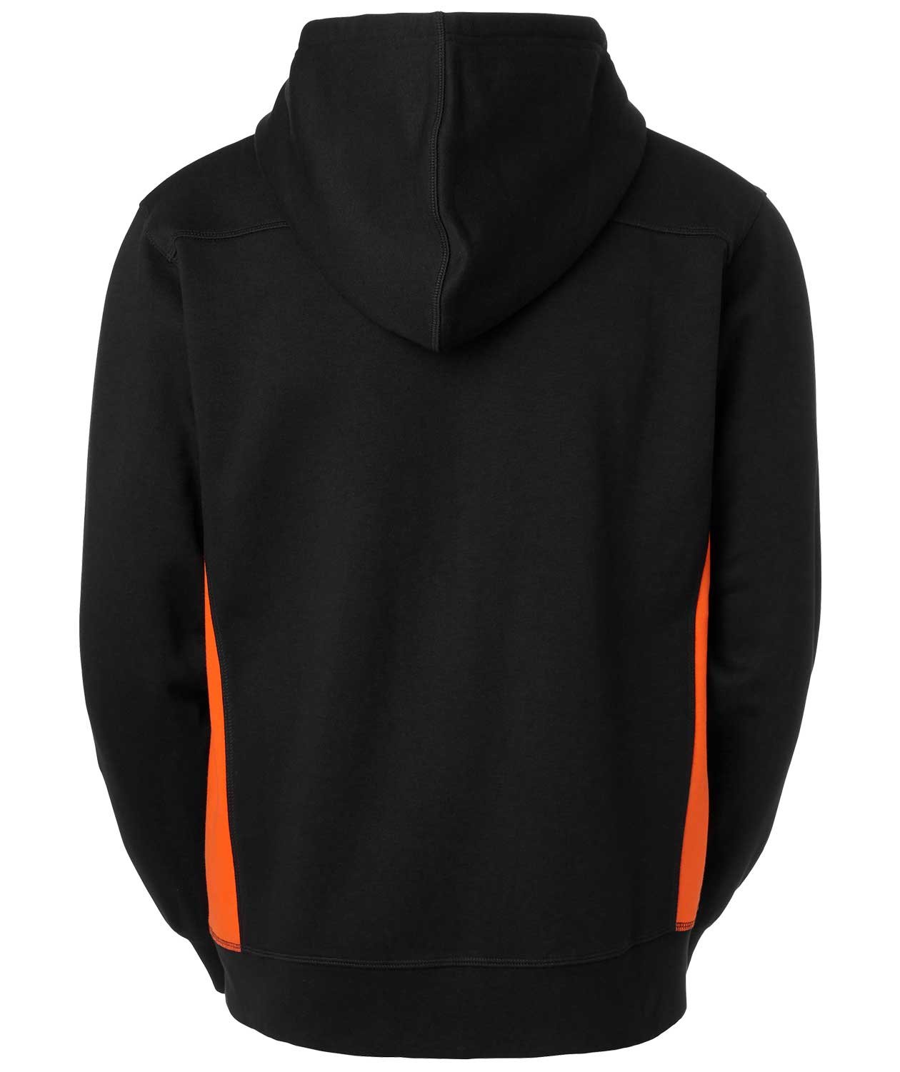 South West Franklin sweat h&aelig;ttetr&oslash;je med lynl&aring;s, Sort/Orange, large image number 2