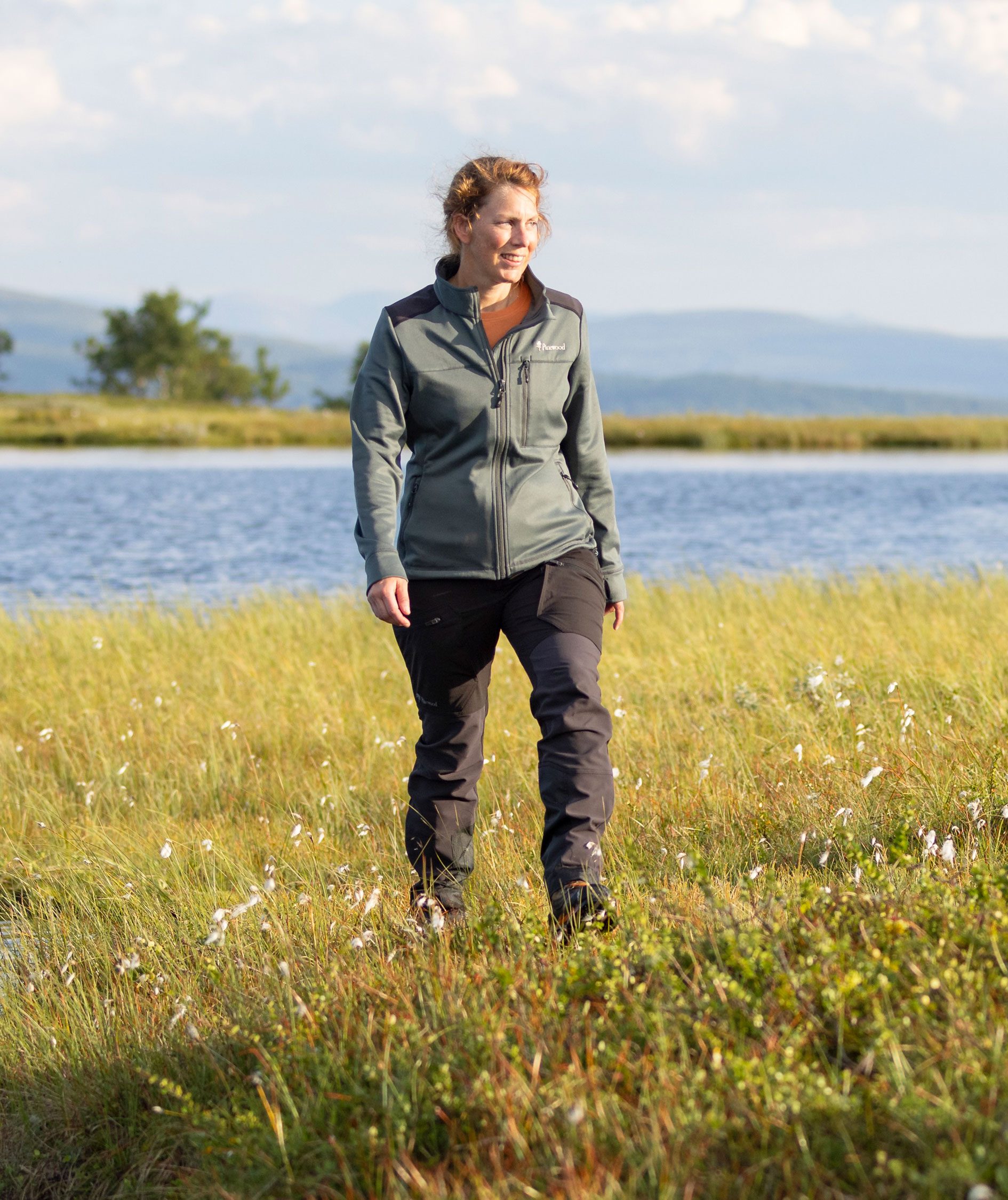 Pinewood Abisko Adventure dame jagtbukser, Sort, large image number 5