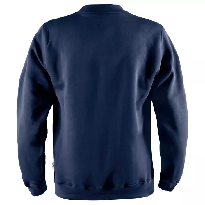 Fristads Green sweatshirt 7989 GOS, Marine Blue, large image number 1