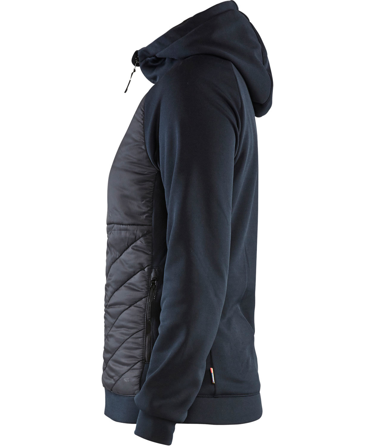 Bl&aring;kl&auml;der women's hybrid hoodie, Dark Marine/Black, large image number 2