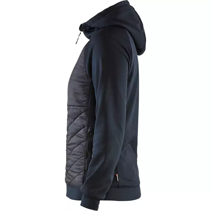 Blåkläder women's hybrid hoodie, Dark Marine/Black, large image number 2