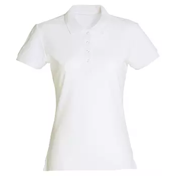 Clique Basic dame polo t-shirt, Hvid