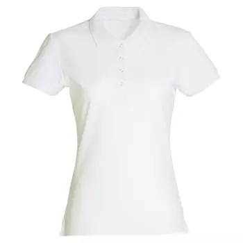 Clique women's polo shirt, White