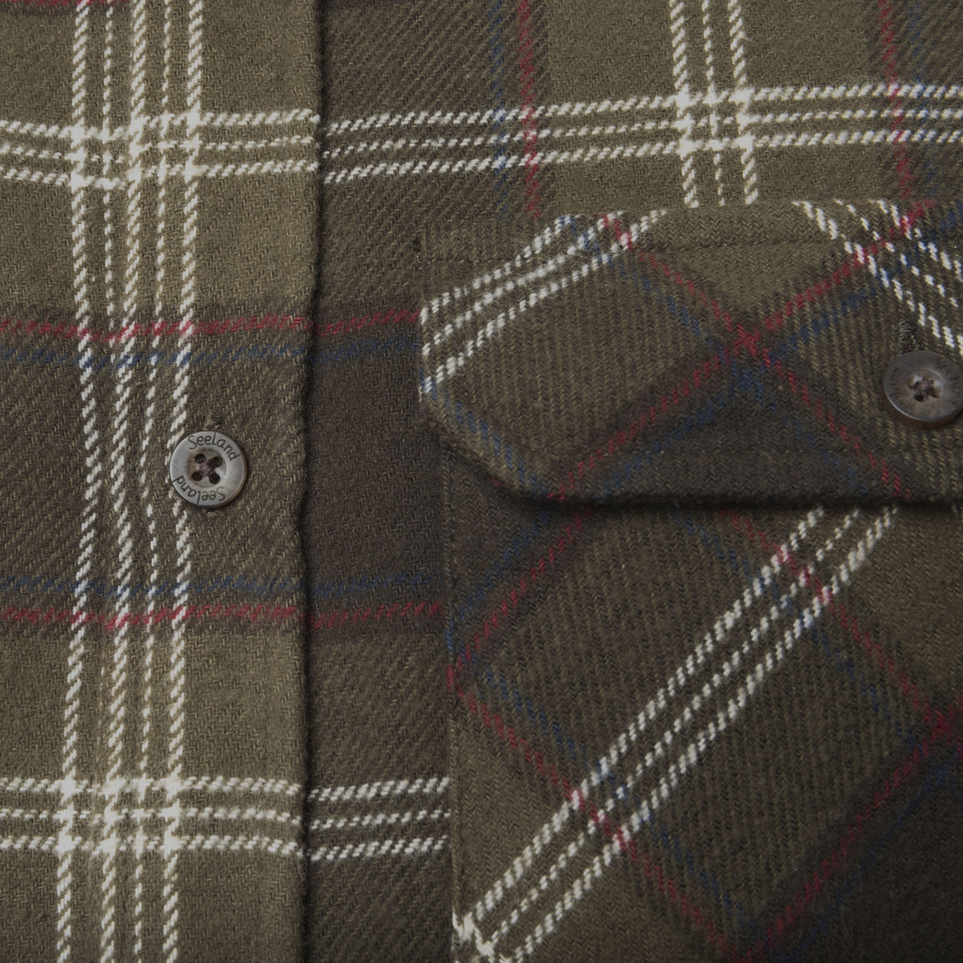 Seeland Glen lumberjack shirt, Pine green check, large image number 5