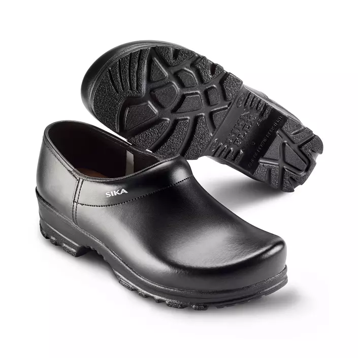 Sika Flex LBS clogs with heel cover O2, Black, large image number 0
