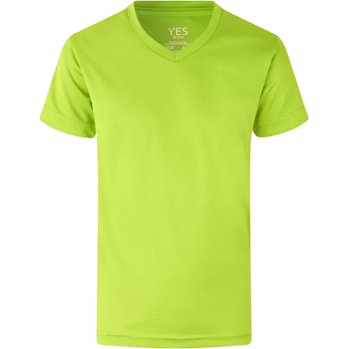 ID  Yes Active T-shirt for kids, Lime Green, large image number 0
