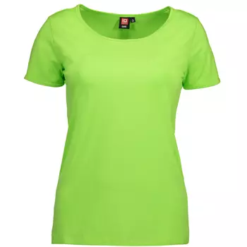 ID Stretch dame T-skjorte, Limegrønn