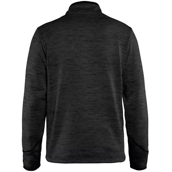 Blåkläder strikket sweatshirt half zip, Antracitgrå/Hvid, large image number 1