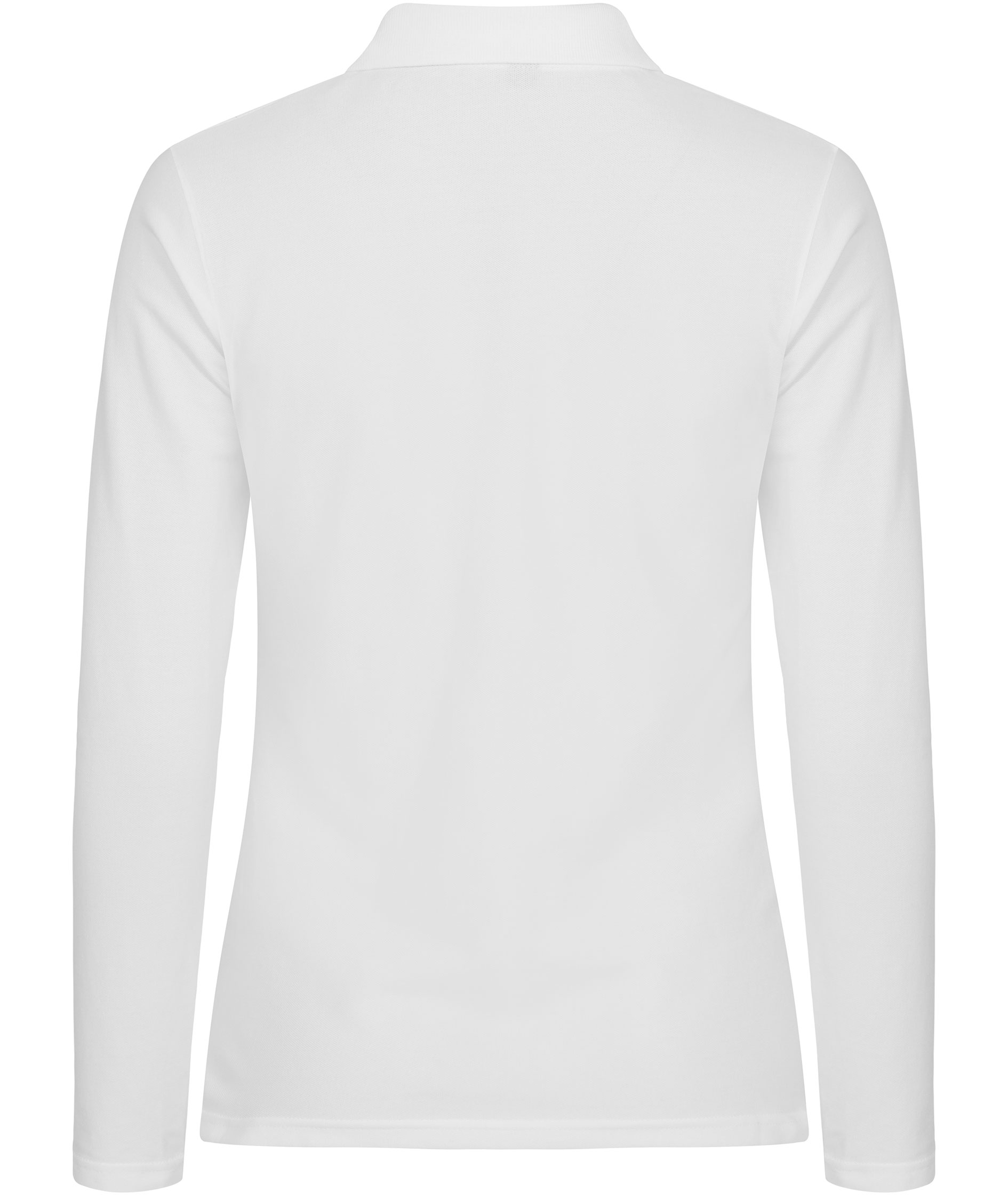 Clique Premium langermet dame polo T-skjorte, Hvit