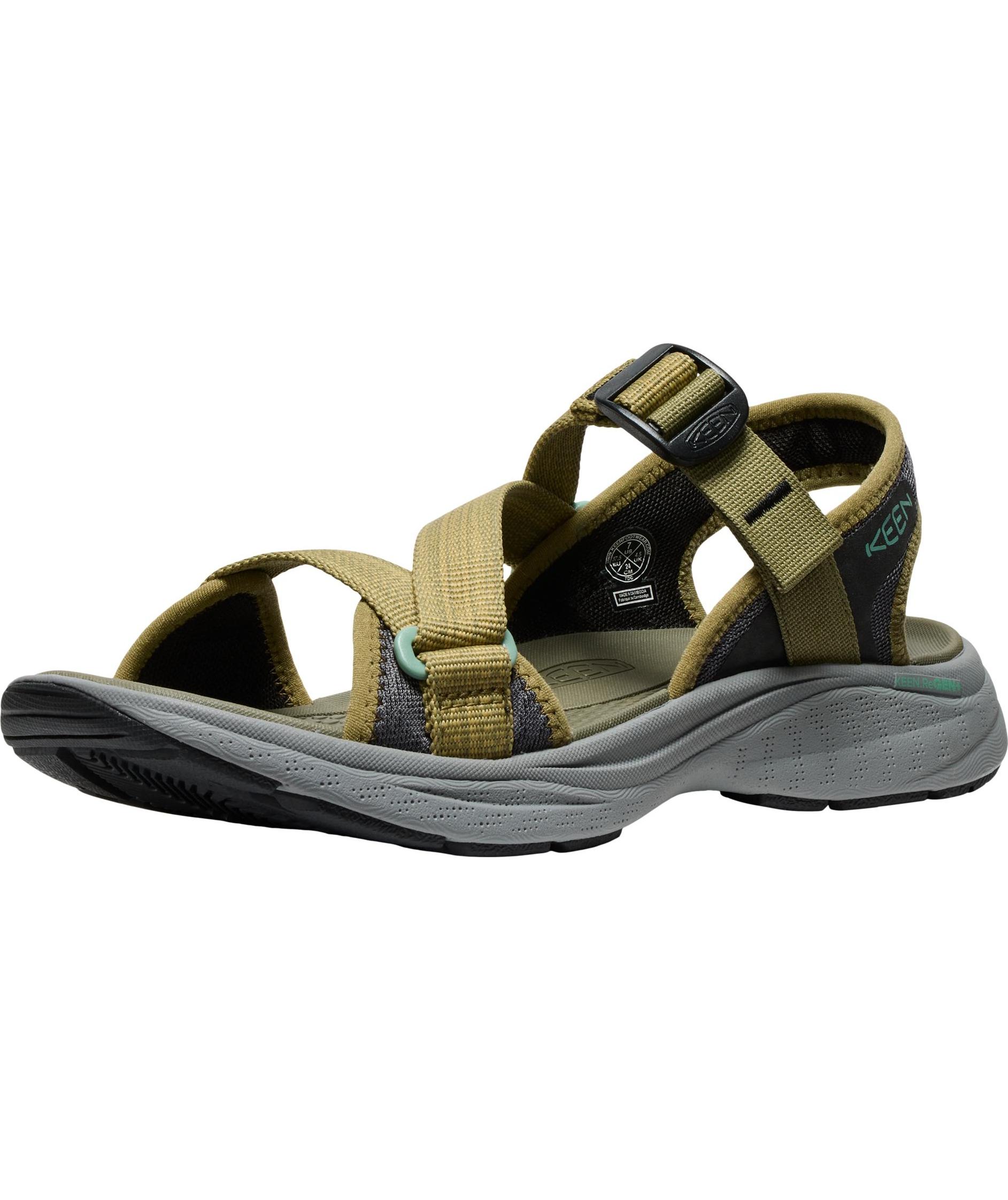 Keen Leiki OT women's sandals, Martini olive/granite green, large image number 3