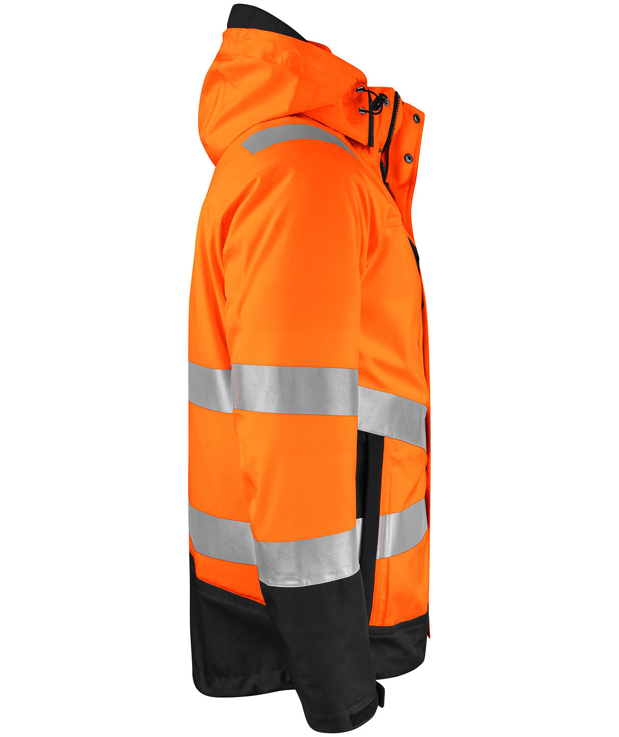 ProJob 3-in-1 work jacket, Hi-Vis Orange/Black, large image number 4