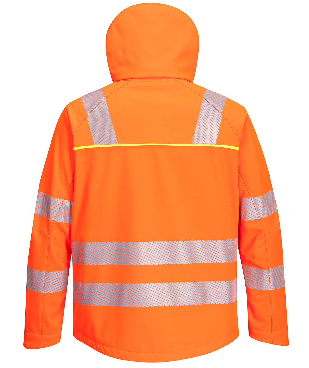 Portwest DX4 softshell jacket, Hi-Vis Orange/Black, large image number 1