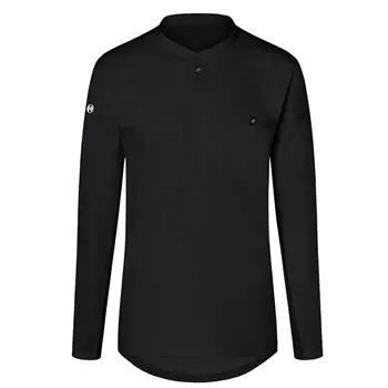 Karlowsky Performance long-sleeved Polo shirt, Black