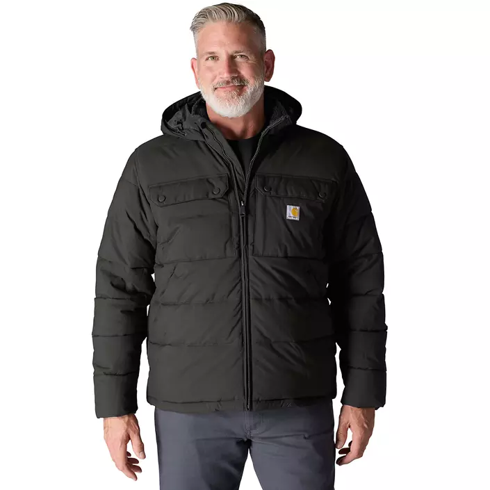 Carhartt Montana vatteret jakke, Black, large image number 1
