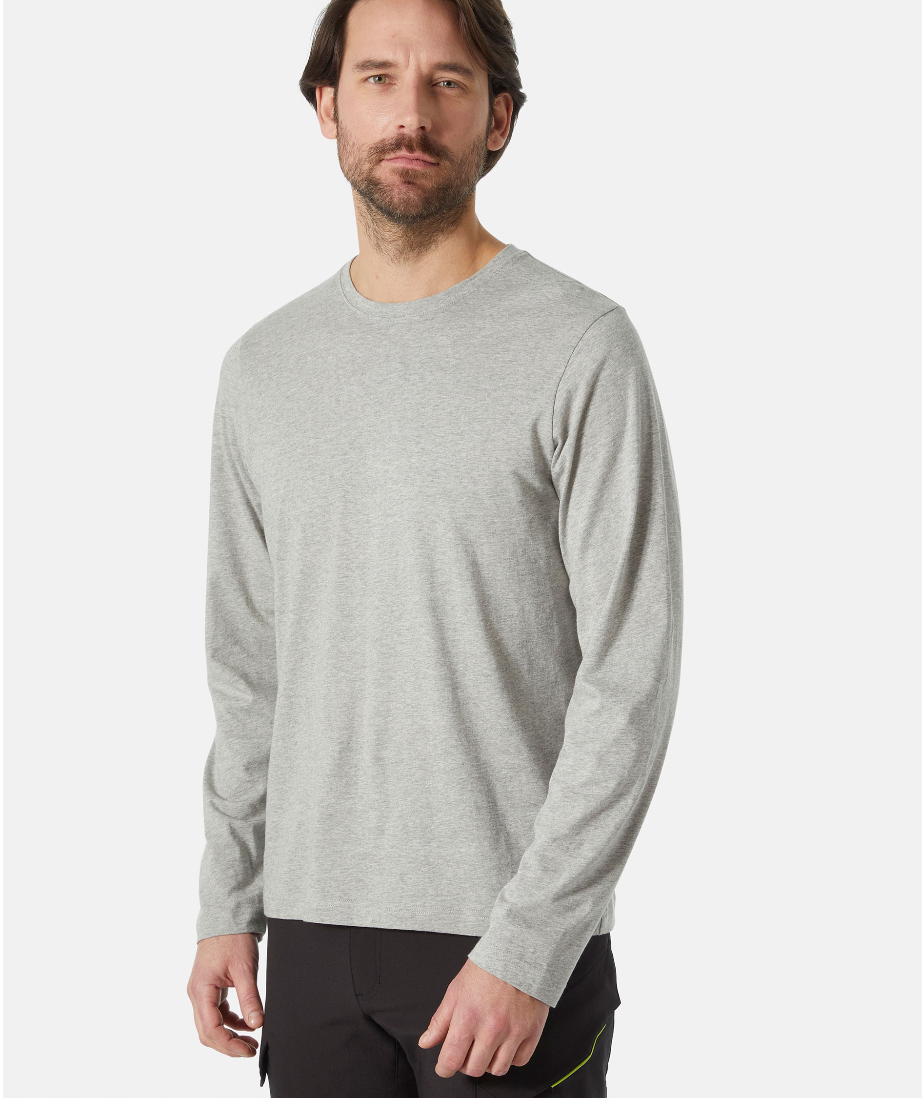 Helly Hansen Classic long-sleeved T-shirt, Grey melange
