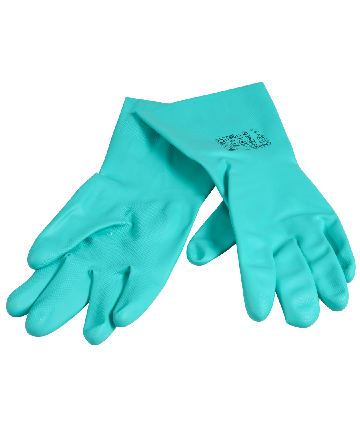 OX-ON Chemical Basic 6000 kemikalieskyddshandskar, Gr&ouml;n