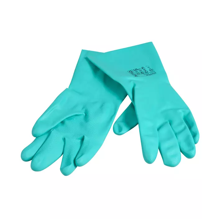 OX-ON Chemical Basic 6000 chemical protection gloves, Green, large image number 1