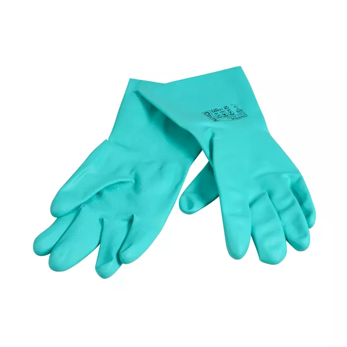 OX-ON Chemical Basic 6000 chemical protection gloves, Green, large image number 1