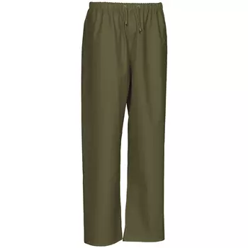 Elka Elements Outdoor PU/PVC rain trousers, Olive Green