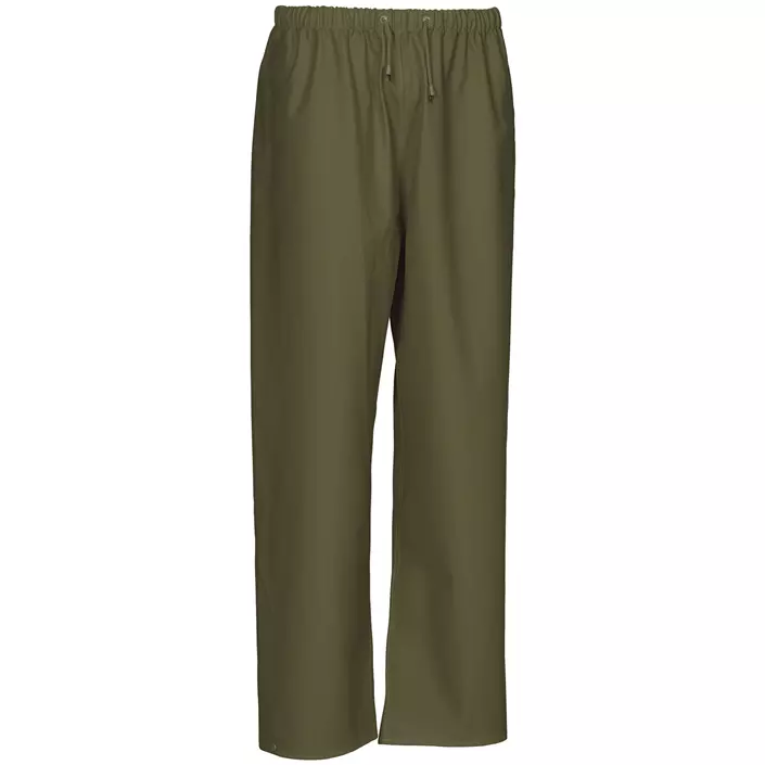 Elka Elements Outdoor PU/PVC rain trousers, Olive Green, large image number 0