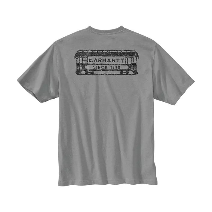 Carhartt Streetcar Graphic T-Shirt, Weather Ash Heather, large image number 2