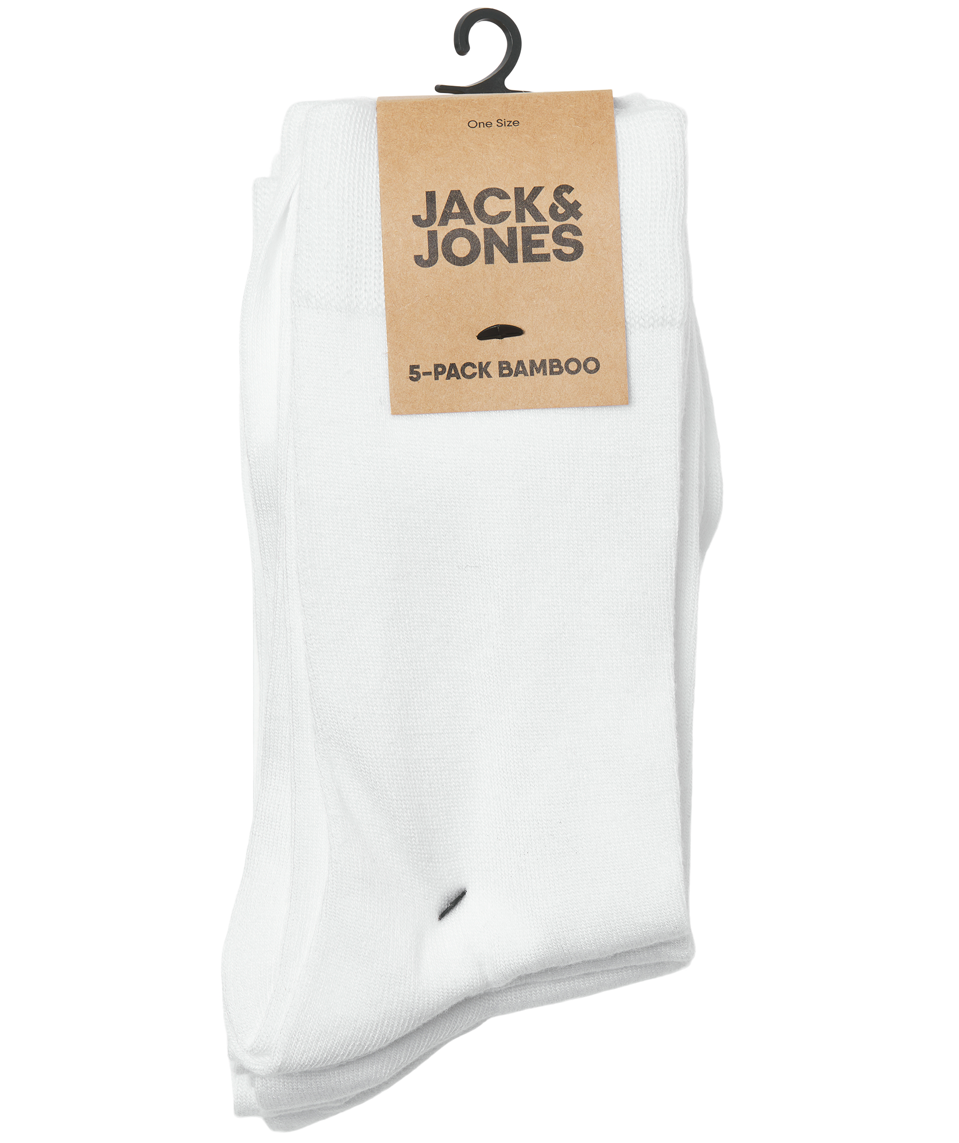 Jack & Jones JACBASIC 5-pack bambustrumpor, White, White, large image number 2