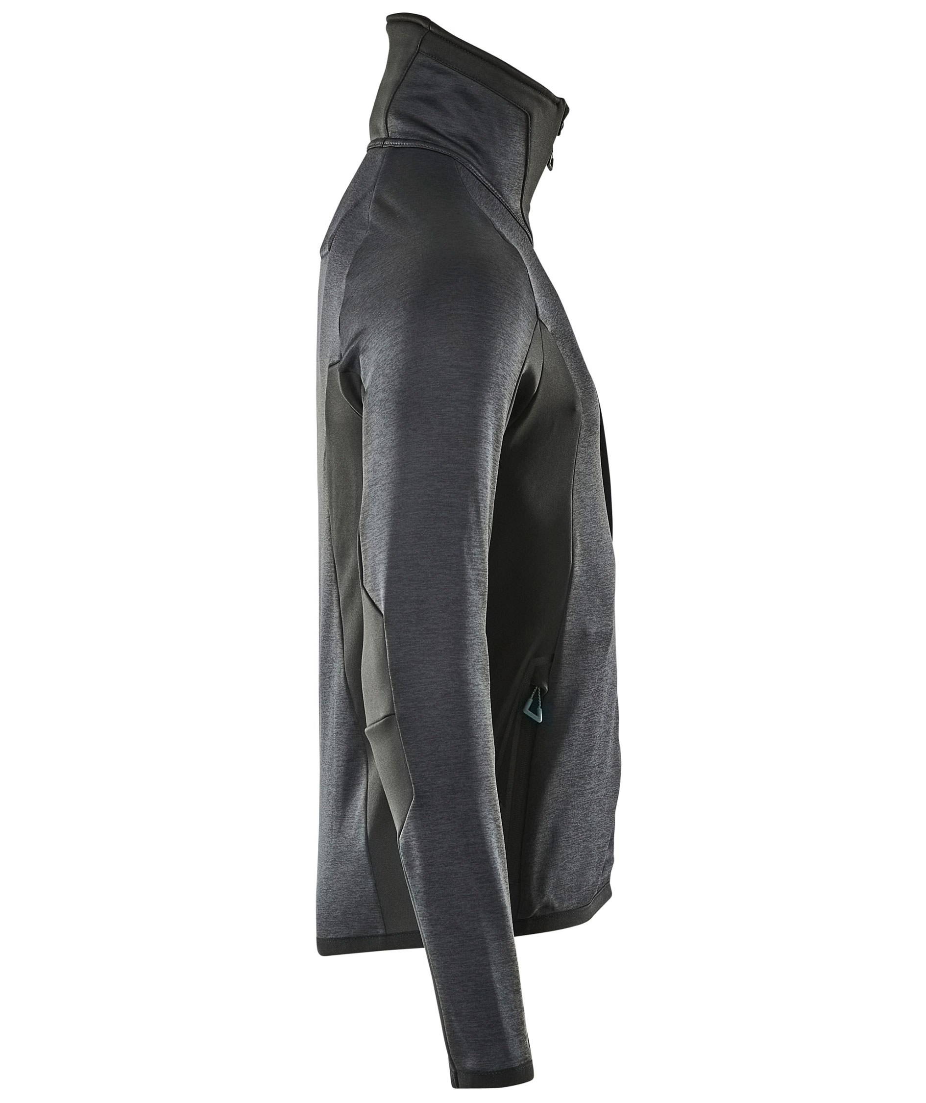 Mascot Advanced fleece sweater with zip, Dark Marine Blue/Black, large image number 2