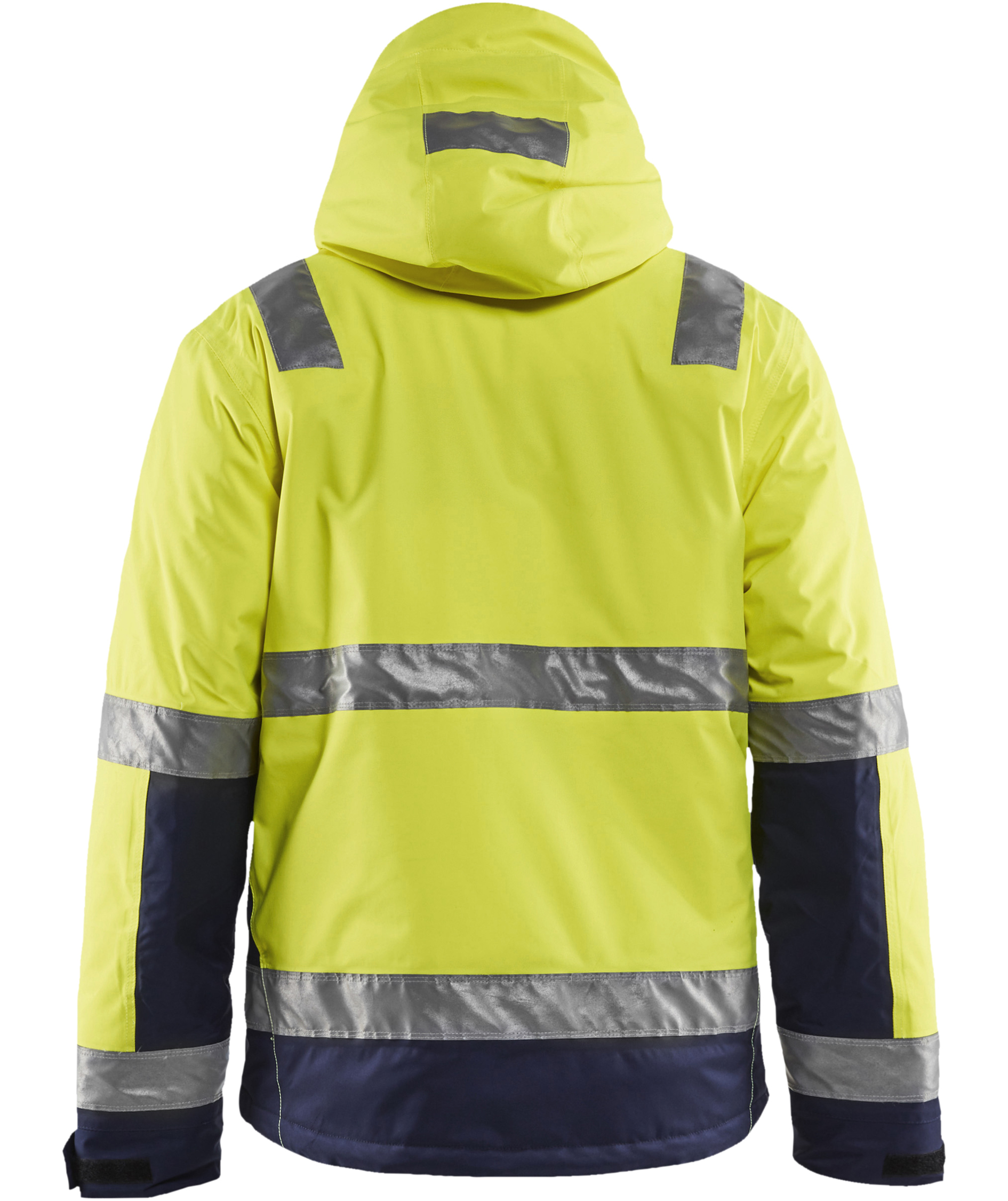 Bl&aring;kl&auml;der jacka vinter, Gul/Marinbl&aring;, large image number 1