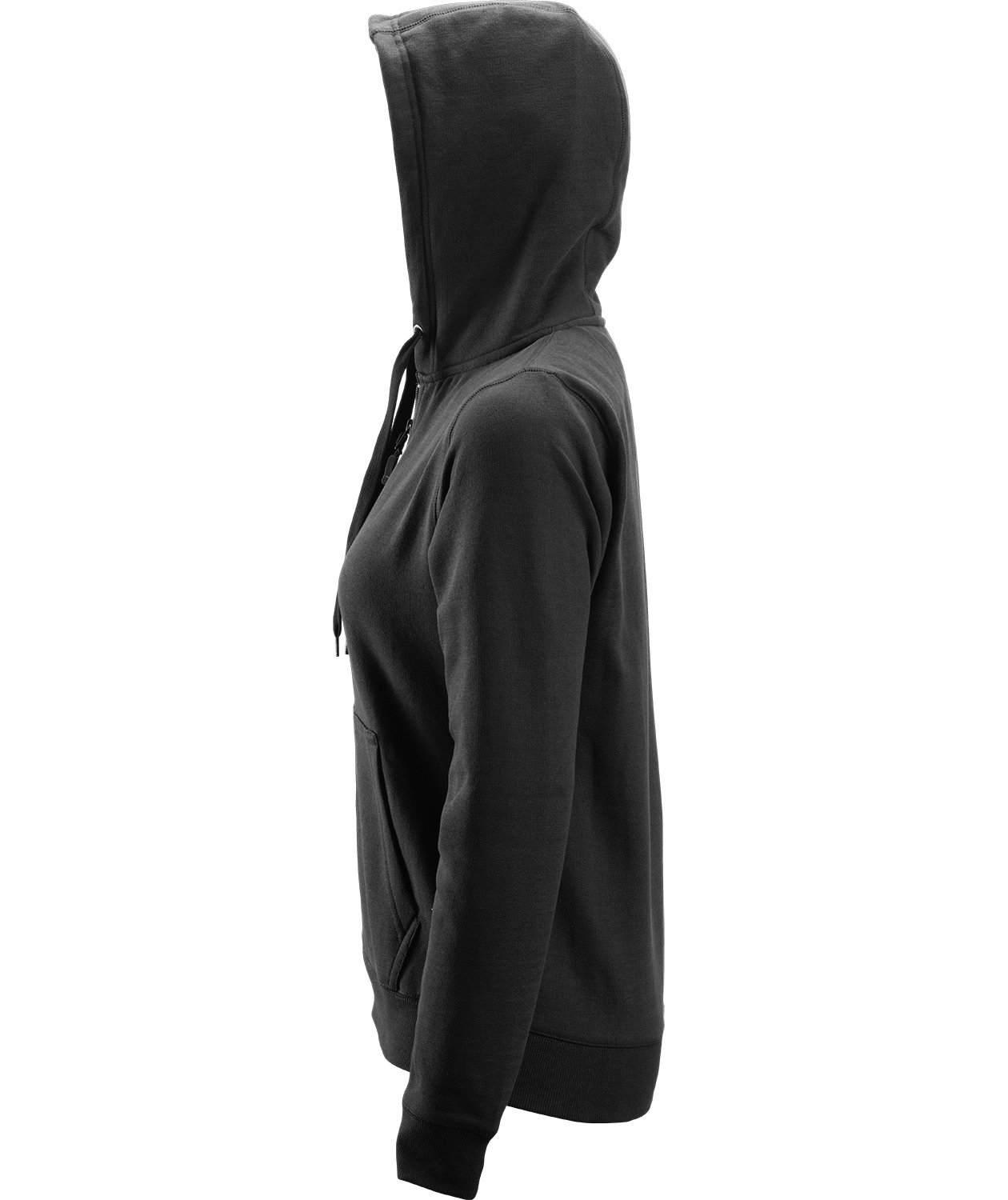 Snickers women's zip hoodie 2806, Black, large image number 2