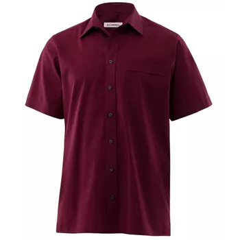 Kümmel George Classic fit  short-sleeved poplin shirt, Burgundy