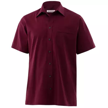 Kümmel George Classic fit kortärmad poplin skjorta, Burgundy