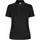 ID dame Pique Polo T-shirt med stretch, Sort, Sort, swatch