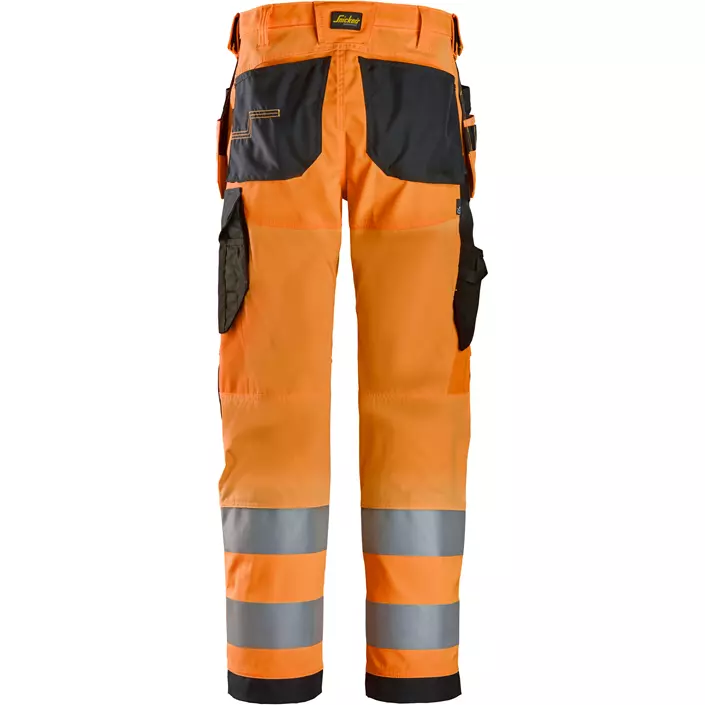 Snickers håndværkerbukser 6238, Hi-Vis Orange/Sort, large image number 1