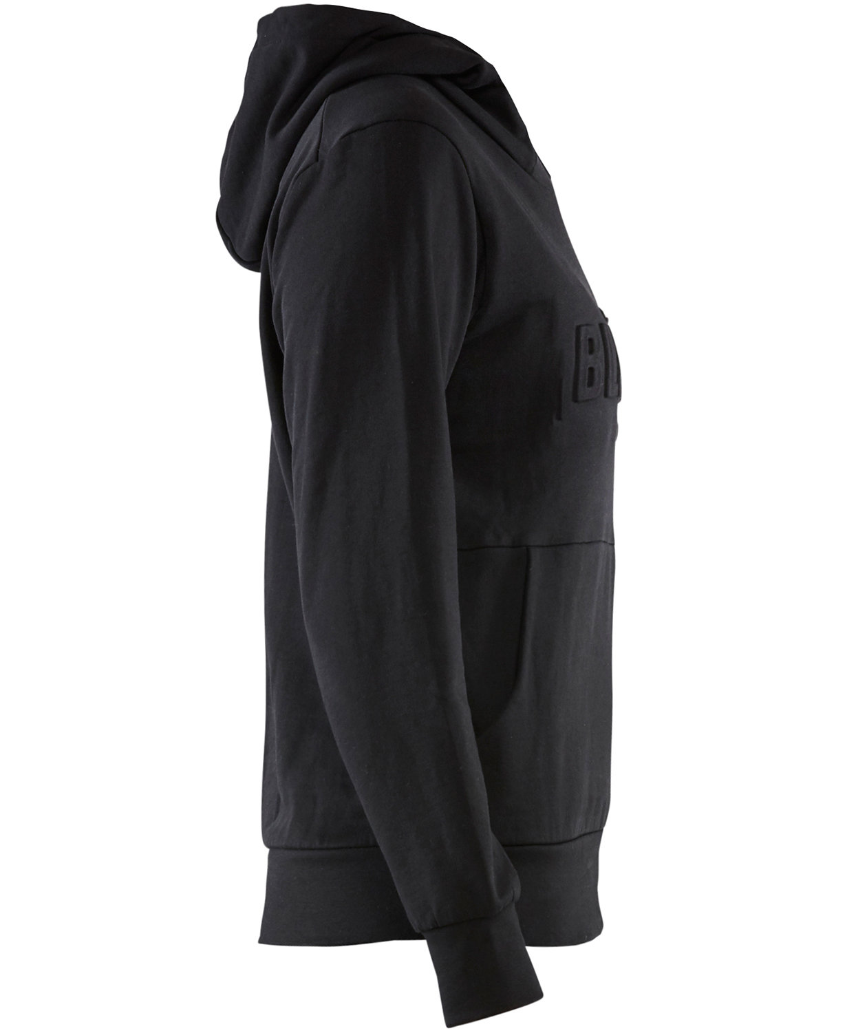 Bl&aring;kl&auml;der hoodie dam 3D, Svart, large image number 3