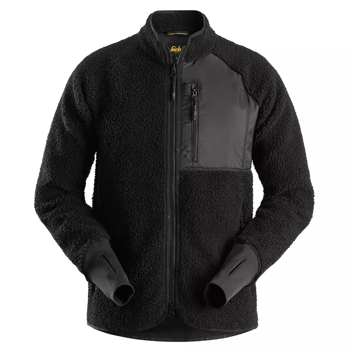 Snickers AllroundWork fibre pile jacket 8021, Black, large image number 0